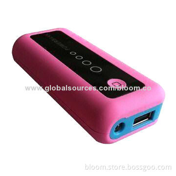 5,200mAh Portable Mobile Phone Charger with LED Flashlight, for iPhone/iPod/Nokia/Other Mobile PhoneNew